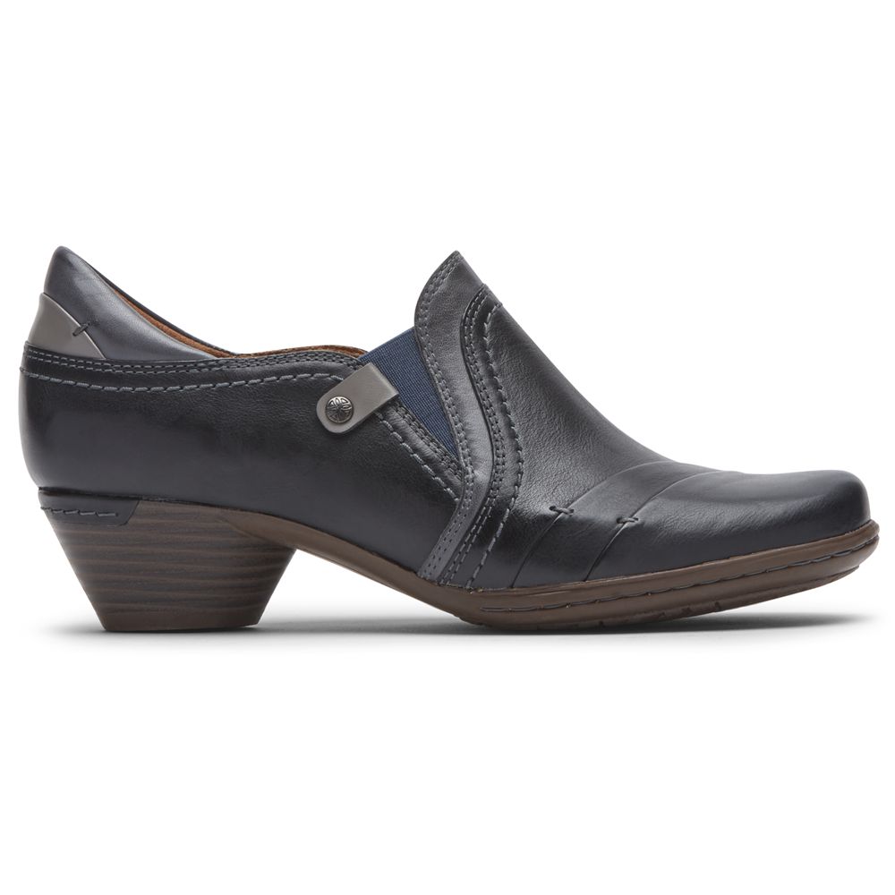 Escarpins Mulher Rockport Cobb Hill Laurel Slip-On Azuis,Portugal NVYXW-8675